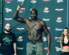 Cheick Kongo Signed Autograph 8x10 Photo UFC MMA Bellator Fighter COA 