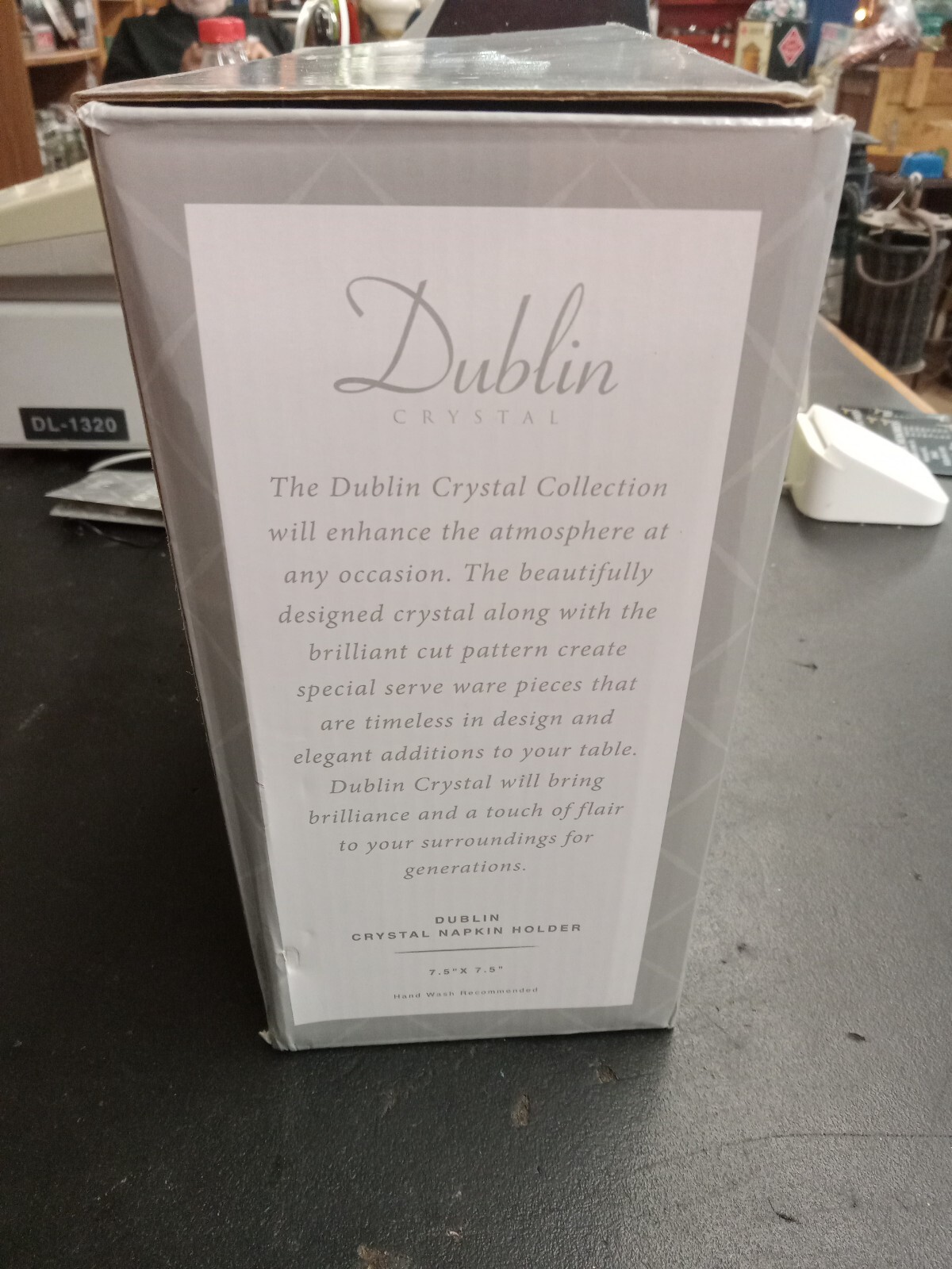 Godinger Dublin Crystal Napkin Holder square eBay