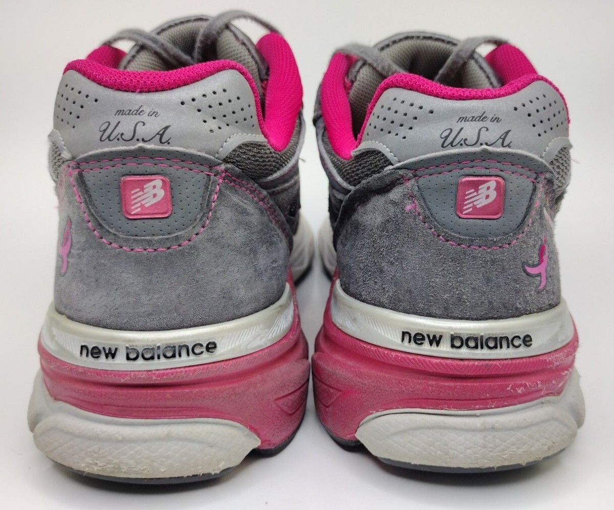 New Balance 990v3 Made in USA Susan G. Komen W990KM3 Gray Pink