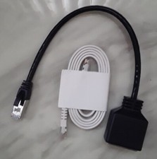 High-Speed Gigabit Ethernet Splitter With Ethernet Cable.