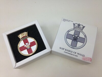 Shipyard HMS Battleship Prince of Wales Medal Ship Badge