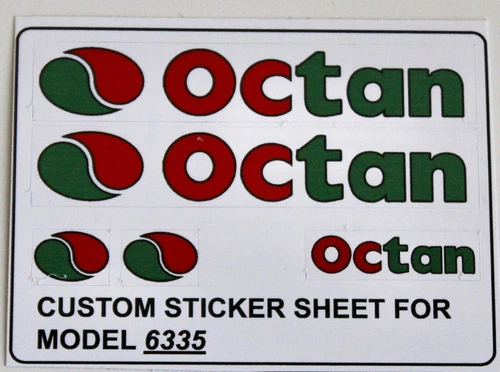 Replacement Custom Decal Sticker for 6335 Replacement Sticker Sheet for 6335