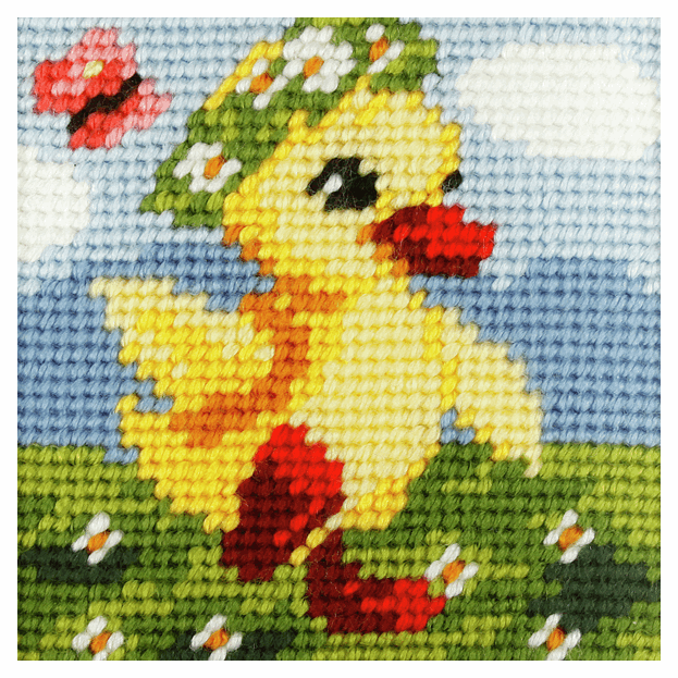 Orchidea Needlepoint Kit: My First Embroidery: Chick - Image 2
