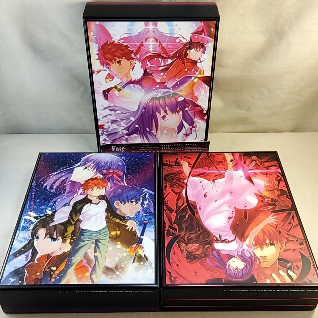 Fate/stay night Heaven's Feel (limited edition) Blu-ray All 3 chapters set  used