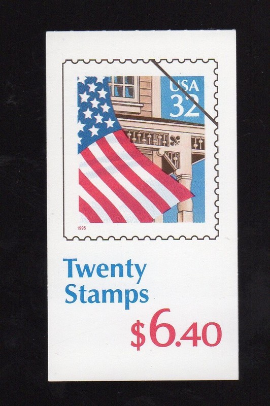 US Scott # BK228 FLAG OVER PORCH (1994) Booklet of 20 MNH 32¢ stamps