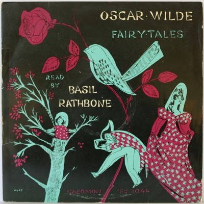 OSCAR WILDE FAIRY TALES READ BY BASIL RATHBONE LP RECORD (CAEDMON)