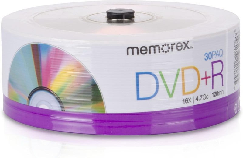 480 Memorex 320200480154 16X DVD+R 4.7GB Eco Spindle Base