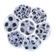 Decora 1 Box Mixed 8mm/10mm/12mm/15mm/18mm/10x8mm/10x12mm Mixed Wiggly Toy Ey...