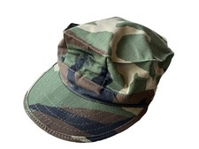 Woodland Camo Military Style Patrol Cap BDU Field Hat Army Combat Tactical