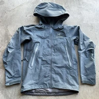 Arc'teryx Beta AR Men’s S Blue Hooded Waterproof Goretex Pro Green Blue Grey
