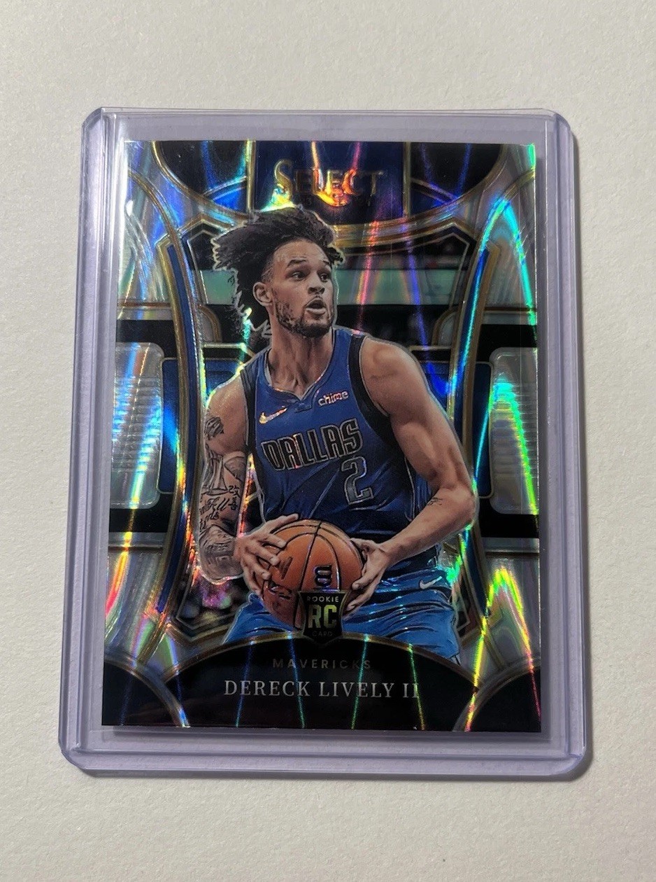 2023-24 Panini Select - Mezzanine Level Dereck Lively #313 Tectonic Prizm (RC)