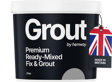 Hemway Ready Mixed Fix & Grout 2.5L 4.5KG Various Colours Available