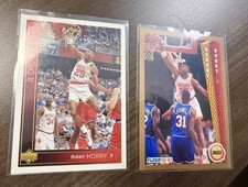 1992-93 Fleer - Robert Horry #347 (RC) & 94 Upper deck - Rockets