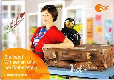 Original Autogramm Henriette Heinze Siebenstein ZDF /// Autogramm Autograph sign
