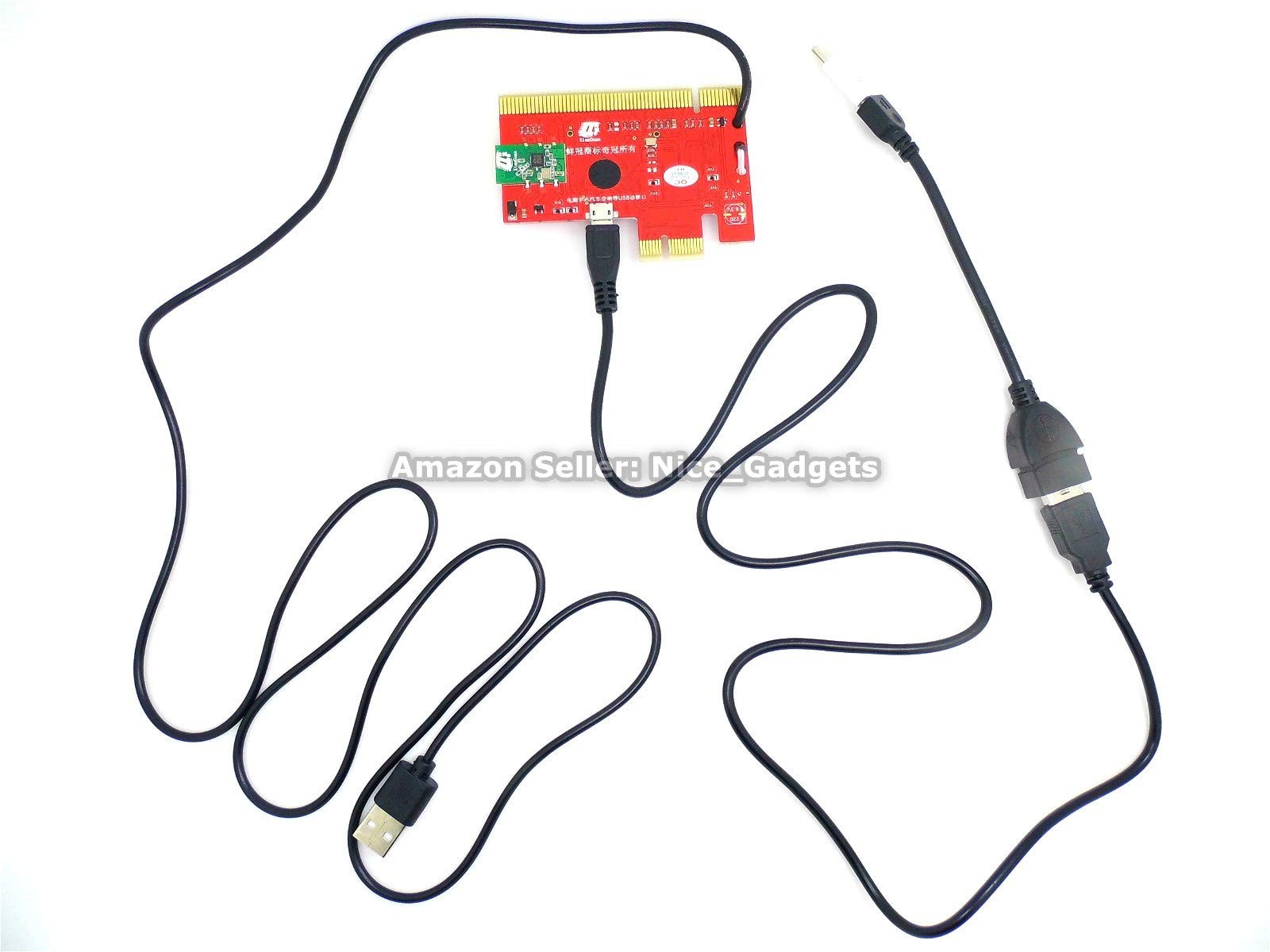 New USB PCIe Motherboard Diagnostic Tester Kit Computer BIOS Post Test ...