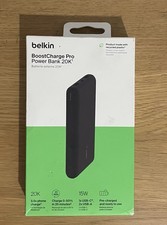 Belkin Boost Charge Pro Power Bank 20K with USB Type A  & C Input  Ports
