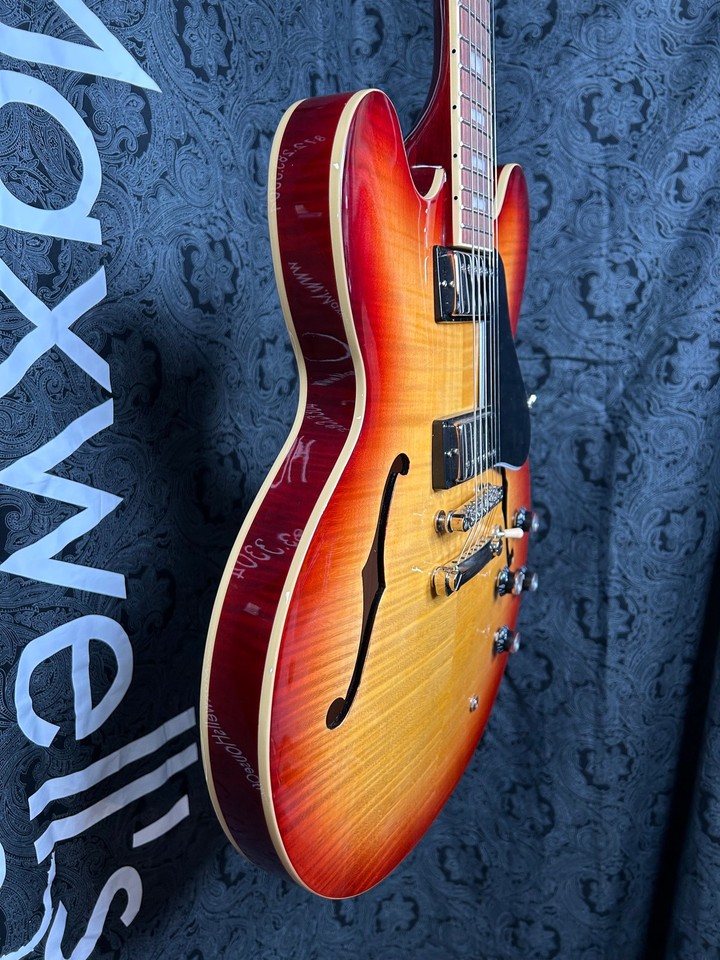 Epiphone ES-335 Figured Top Electric Guitar - Raspberry Tea Burst | eBay