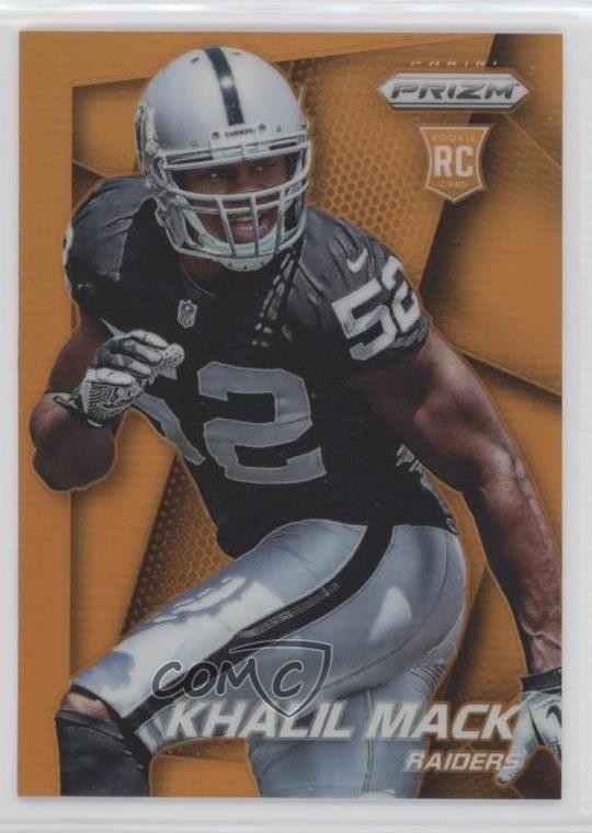 2014 Panini Prizm Orange Prizm Khalil Mack #218 4r7