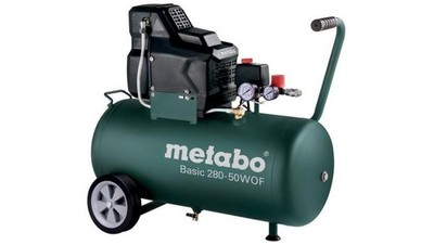 4007430322203 KOMPRESOR BEZOLEJOWY 50L BASIC 280-50 W OF METABO