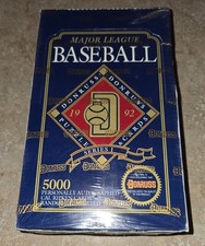 1992 DONRUSS BASEBALL SERIES 1 WAX BOX FACTORY SEALED NEW