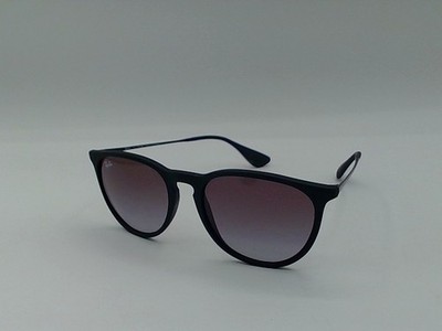 Ray-Ban Erika RB4171 622/8G 54 Women's Round Sunglasses - Rubber Black
