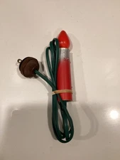 VINTAGE LIGHTED CANDLE FOR NOMA CELLOPHANE WREATHS ETC. C-7 BULB