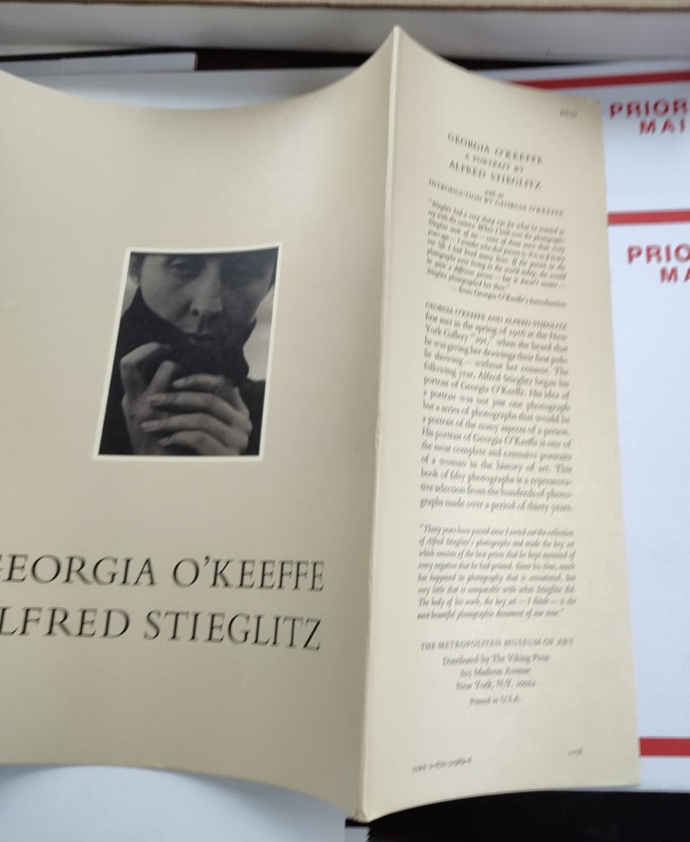 GEORGIA O'KEEFFE: A Portrait by Alfred Stieglitz 1978 1st ed HC/DJ