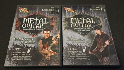 Metal Guitar Lot 2 DVD Dan Jacobs Atreyu Alexi Laihu Level One Riffs Runs Shreds
