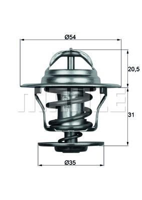 Behr Thermostat Fuer VAG TX1584D-image