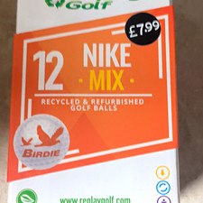 Nike Nike Mix Recycled White Golf Balls, Pack of 12 (12 Balls in Set)