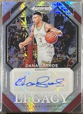 Dana Barros 2024 Prizm Draft Picks Legacy Autograph Auto Hyper Prizm BC