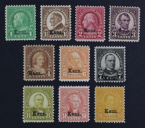 CKStamps: US Stamps Collection Scott#658-668 Mint H OG CV$216.25