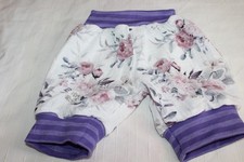 Kinder Kurze Pumphose Handmade- gr.98/104 musselin blumen 2