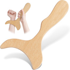 Wood Therapy Massage Tools, Wooden Lymphatic Drainage Massager, Body Sculpting T