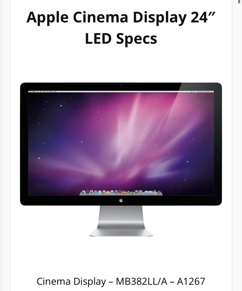 Apple LEDシネマディスプレイ24インチ ASCII.jp：MacBookを拡張する24インチ純正モニター