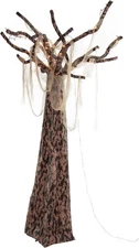 Haunted Hill Farm 8.5' Orgone Ghost Tree Halloween Prop Pre-lit 102"