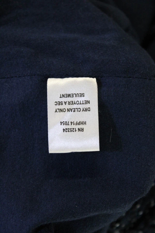 Haute Hippie Womens Side Zip Sleeveless V Neck Beaded Knit Dress Navy Size XS - Image 4 of 4