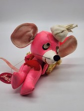 Vintage Another Huggles Pink Mouse with Pillow and Ice Pack by Fun World