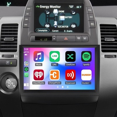 9'' 4+64G Android Auto Carplay for Toyota Prius 2003-2009 for High/Base Trims