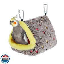 MEWTOGO Medium Warm Bird Nest House - Cozy Bird Bed for Cage with Mat, Hangin