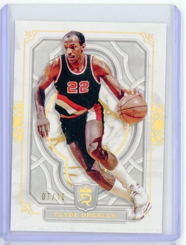 New Listing2023-24 Topps Royalty CLYDE DREXLER Portland Trailblazers Gold Parallel 7/10