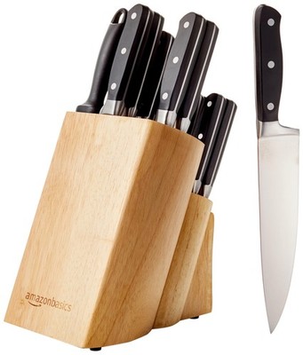 Retailer Basics 18-Piece Premium High-Carbon Stainless Steel Kitchen Knife Set