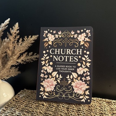 Church Notes : A Guided Book to Log Your Inner Thoughts, Paperback by Chartwe...
