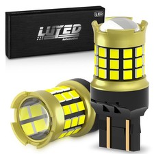 7440 7443 LED Bulb White Backup Reverse Light 600 Brighter 2000LM Super Brig...