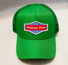 Happy Dad Hard Seltzer Green Snapback Trucker Hat UFC Suga Sean New With Sticker