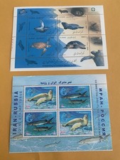 2003-9 Middle East 2Sheet Stamp Joint with Russia and turtle conservation MNH VF