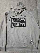 Y2K Ecko Unltd Gray Pullover Hoodie Size M