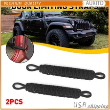 2PCS Car Door Limiting Straps Belt Set Accessories For Jeep Wrangler JK/YJ/TJ US
