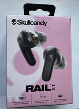 Skullcandy - Rail In-Ear Noise Canceling True Wireless Headphones - True Black