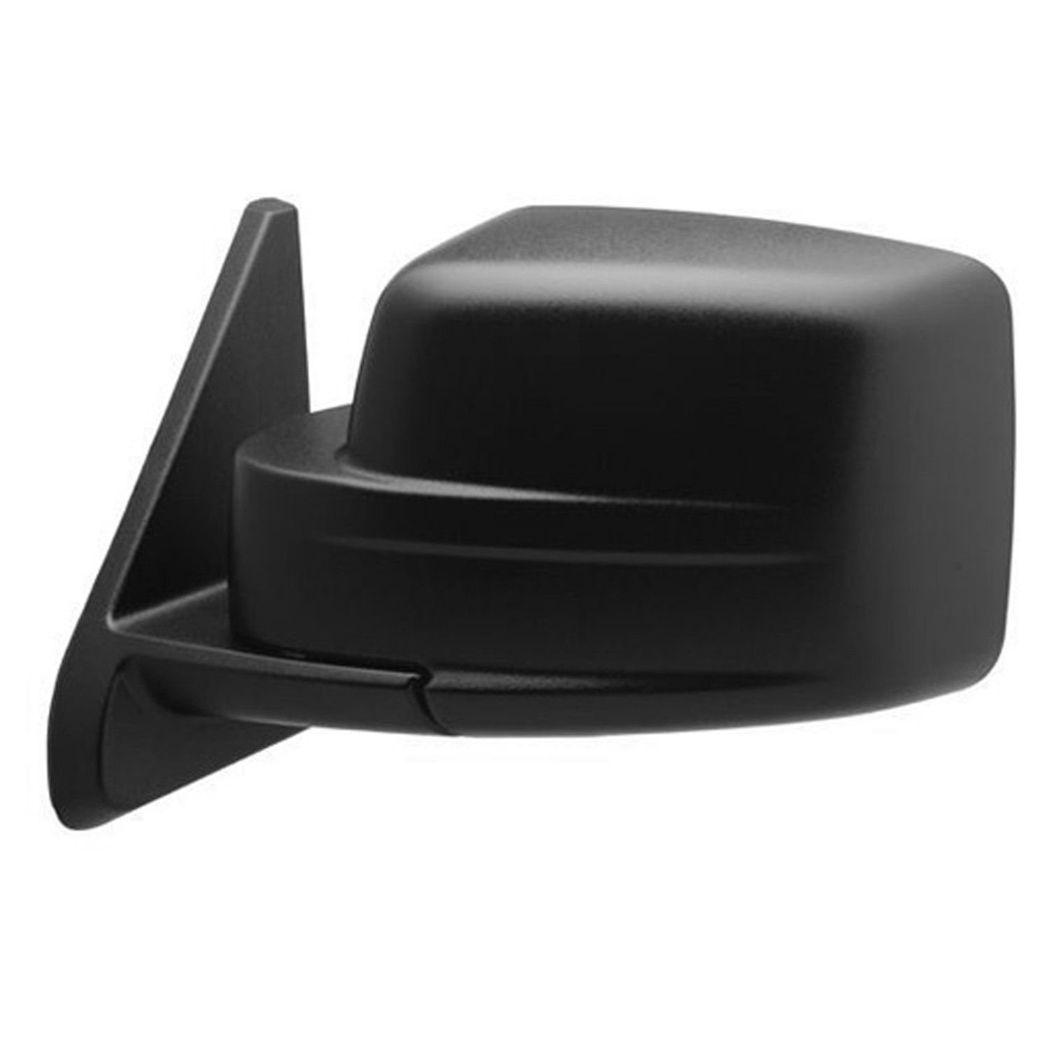 Unpainted Manual Folding Power Flat Driver Side Door Mirror 128-01880L